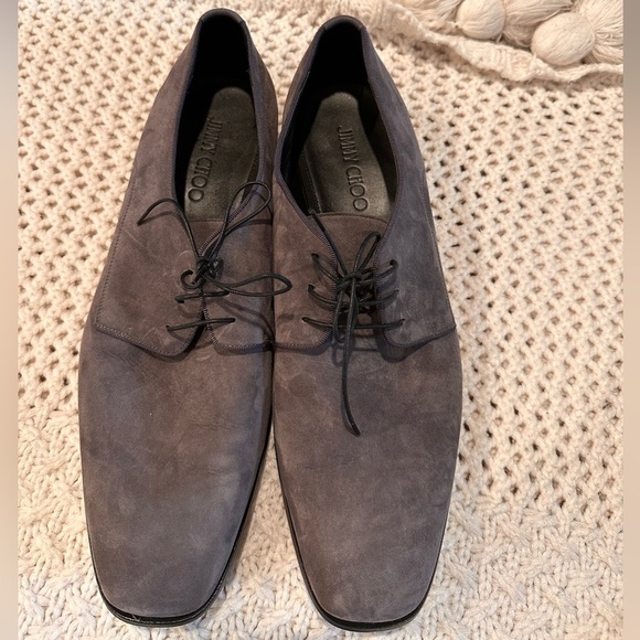 Jimmy Choo Men's Gray Suede Shoes size 36 Made in Italy USA 13
